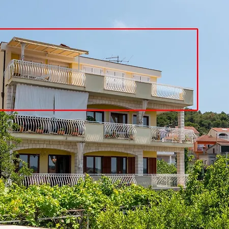 شقة Anja With Garden, Balcony And Sea View, 3 Min Walk To The تروغير